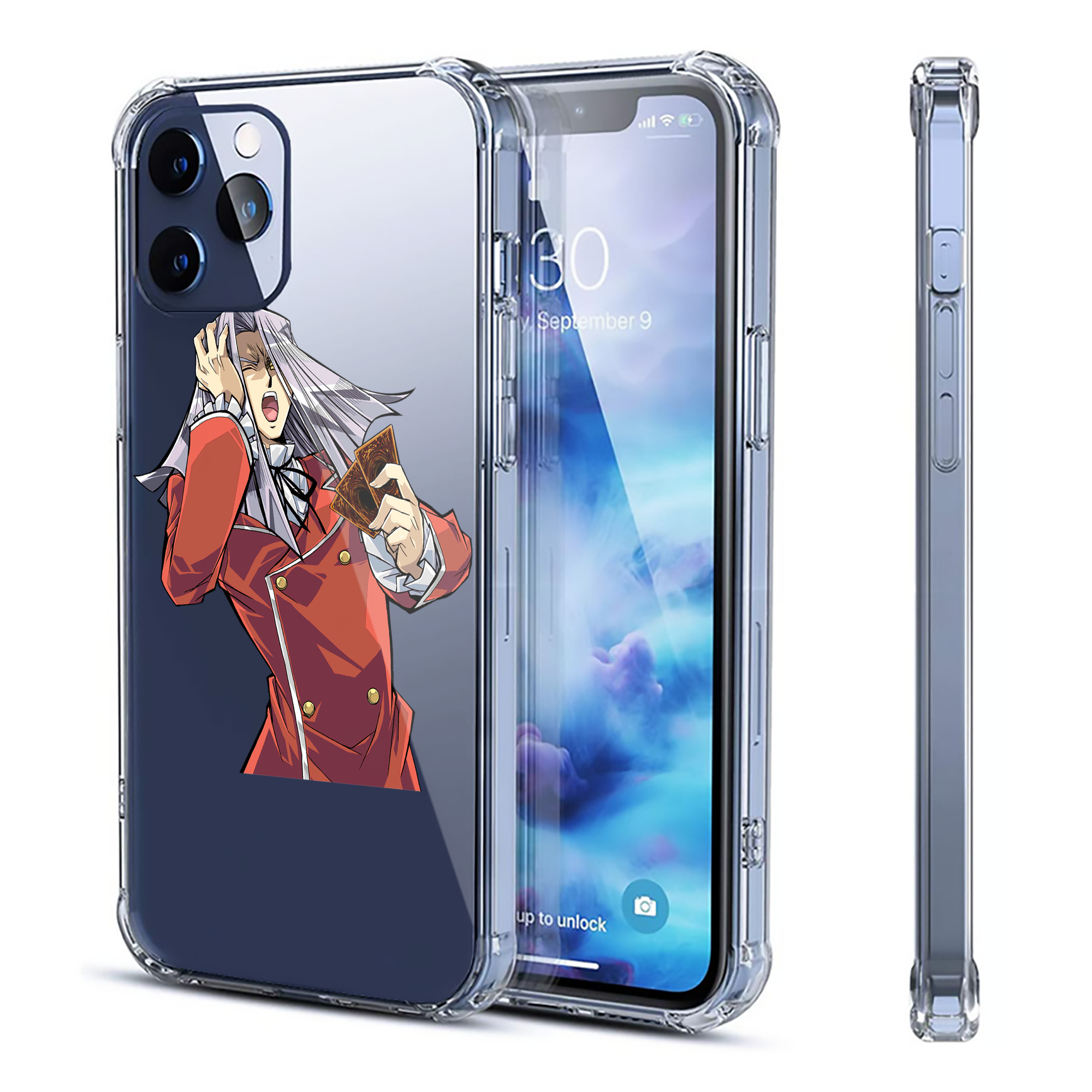 （画像用） 遊☆戯☆王 Yu-Gi-Oh! 【iPhone 12シリーズ対応】透明スマホケース（クリアソフトケース）